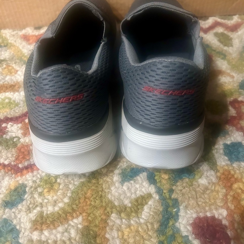 Slip on men’s sketchers cooled memory foam shoes